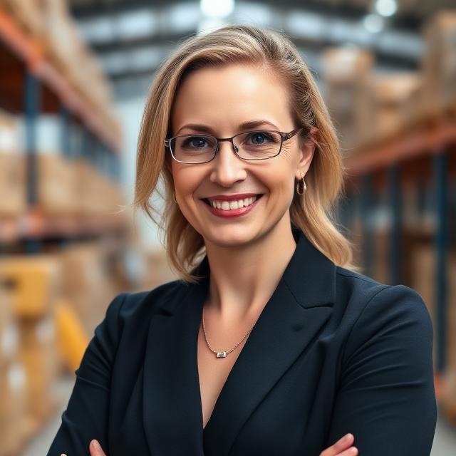 Sarah Jensen, Operations Manager at EU Logistics Corp.